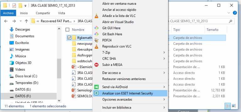 Comando Para Eliminar Virus Que Oculta Carpetas