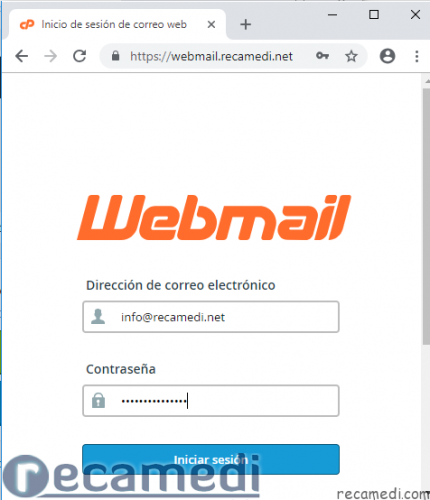 Acceder a webmail